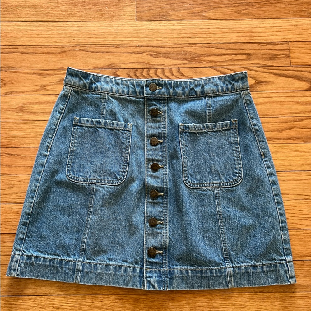 Loft denim skirt